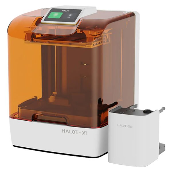 Impresora 3D Creality Halot - X1 Combo Bivolt - Blanco Naranja
