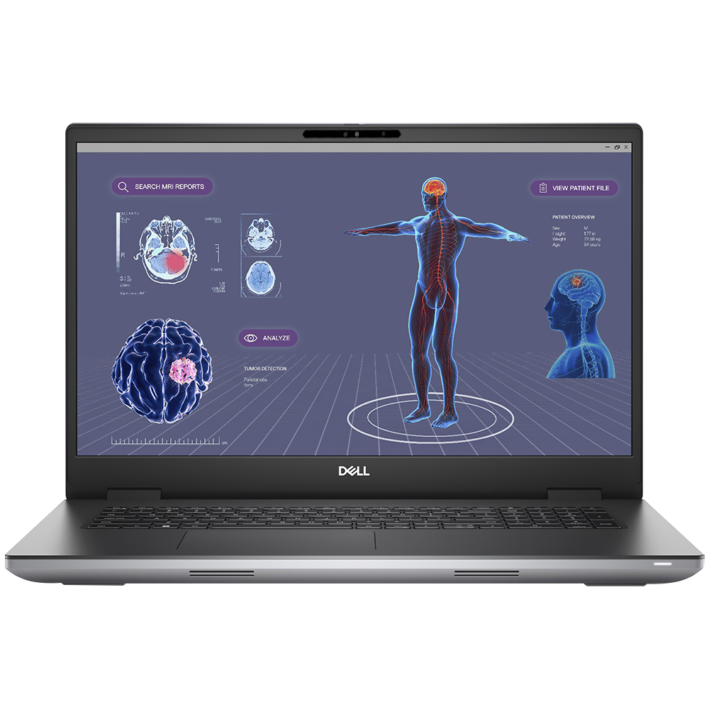Notebook Dell Precision 7780 Intel Core I9 13950HX Pantalla Full HD 17.3" 128GB RAM 4Tb SSD GeForce RTX5000A 16GB Windows 11 Pro - Gris (Inglés)