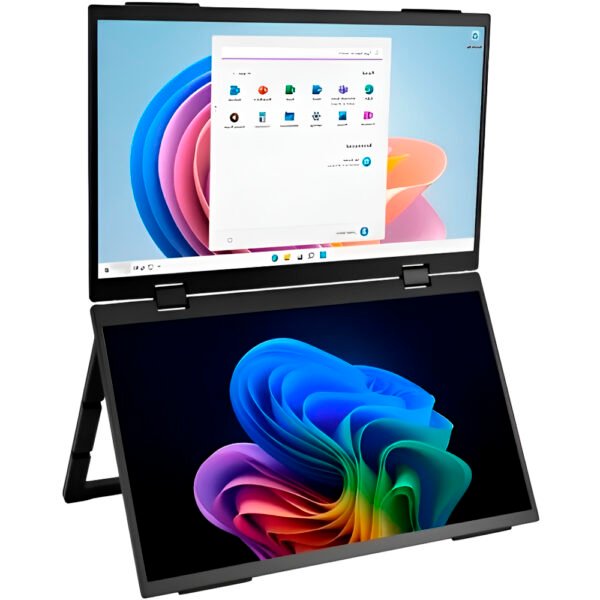 Monitor Portátil Doble Bak Bk - P1561 - B 15.6" Full HD LCD - Negro