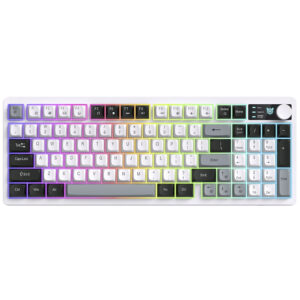 Teclado Gamer ONIKUMA MT902 Wireless RGB Inglés-Blanco