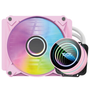 Cooler P/ Proc. Darkflash Hydro Twister DX-120 V2.6 ARGB 120mm Rosa
