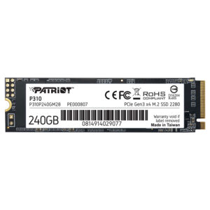 SSD PATRIOT M.2 240GB P310 NVME-P310P240GM28