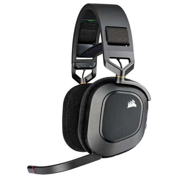 Auricular Con Micrófono Gamer Corsair Hs80 RGB Inalámbrico Negro (CA-9011235-NA)