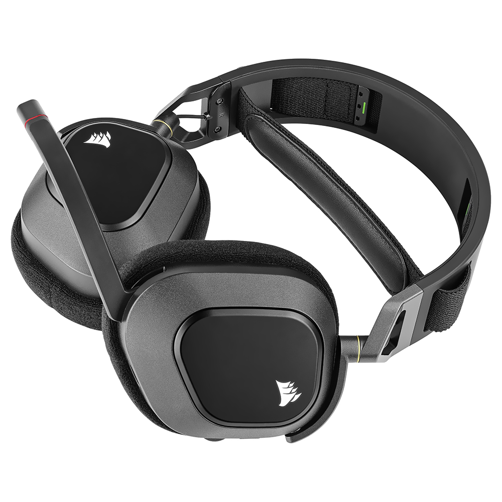 Auricular Con Micrófono Gamer Corsair Hs80 RGB Inalámbrico Negro (CA-9011235-NA)