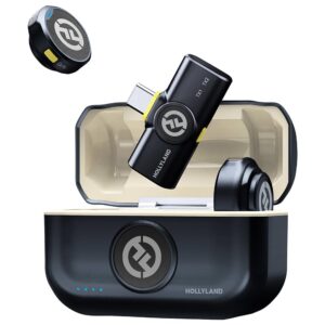 Micrófono Hollyland Lark M2 Lavalier Inalámbrico Type - C - Shine Charcoal