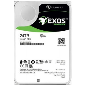 HDD Seagate 24 TB Exos X24 Enterprise 3.5" Sas 7200RPM-ST24000NM007H