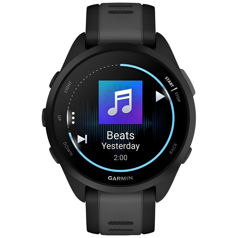 Reloj Garmin Forerunner 165 AMOLED - Negro / Gris (010-02863-20)