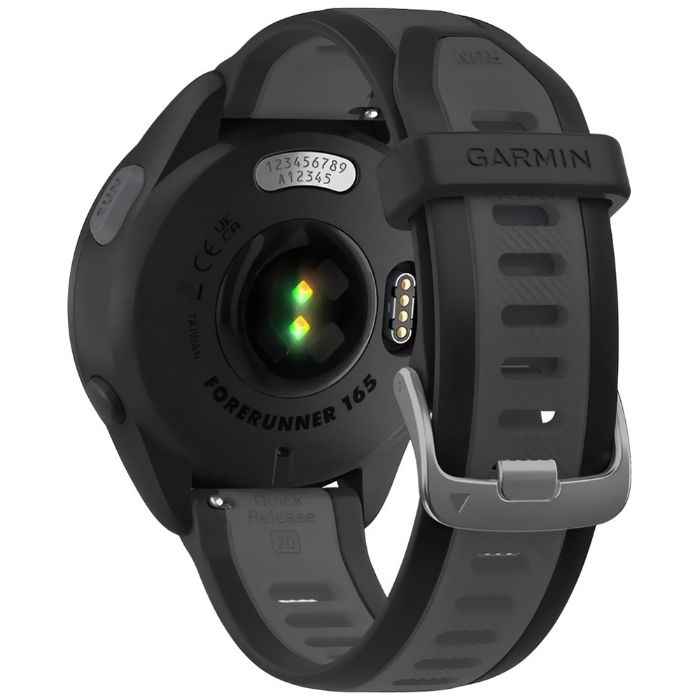 Reloj Garmin Forerunner 165 AMOLED - Negro / Gris (010-02863-20)