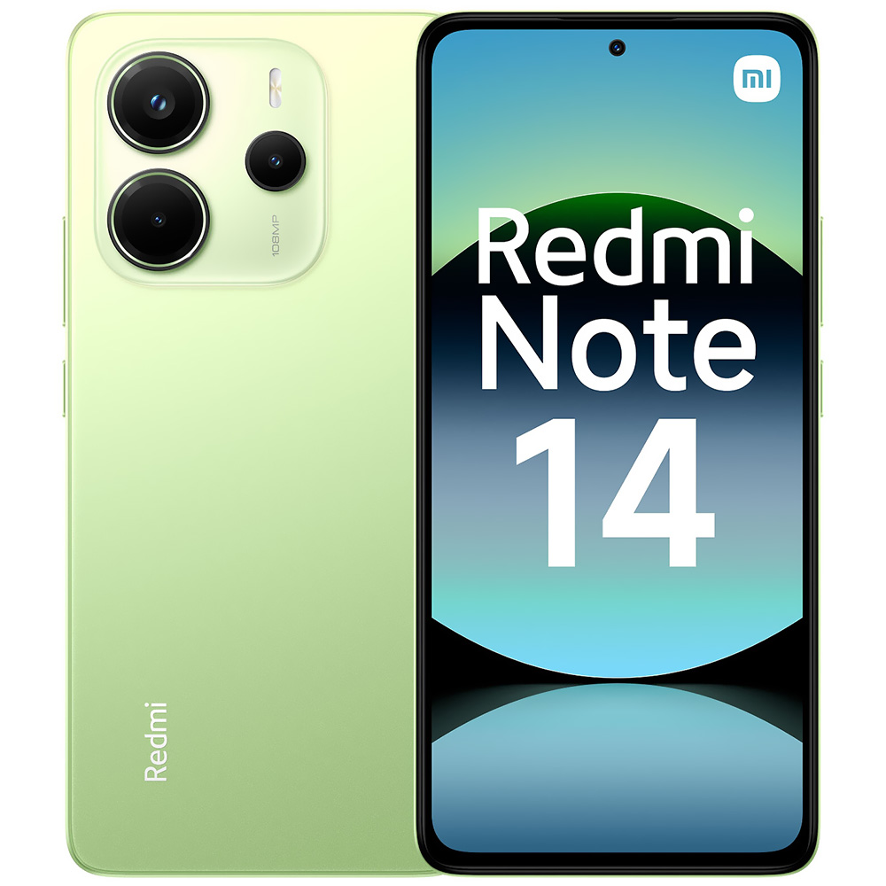 Celular Xiaomi Redmi Note 14 8GB de RAM / 256GB / Pantalla 6.67" / Dual SIM LTE-Lime Verde (Global)