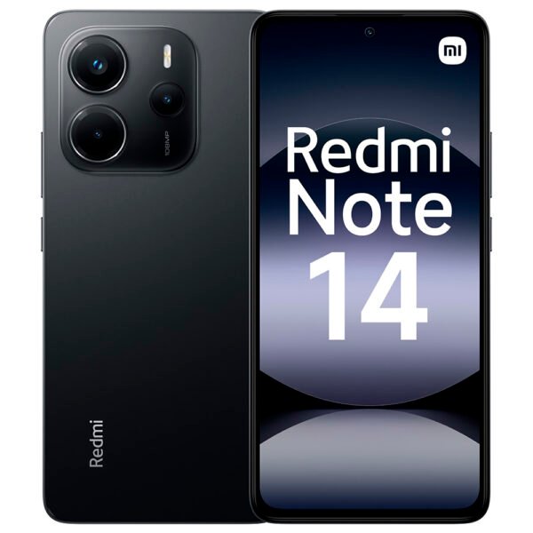 Celular Xiaomi Redmi Note 14 8GB de RAM / 256GB / Pantalla 6.67" / Dual SIM LTE-Midnight Negro (Global)