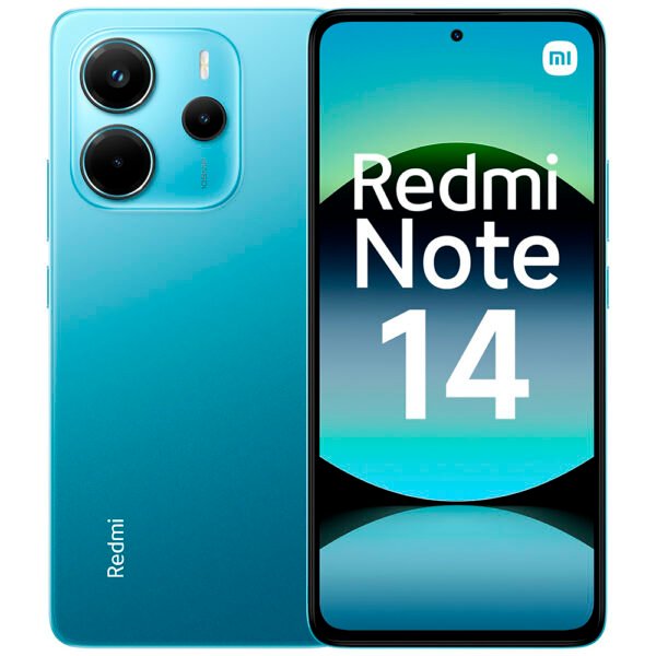 Celular Xiaomi Redmi Note 14 8GB de RAM / 256GB / Pantalla 6.67" / Dual SIM LTE-Ocean Azul (Global)