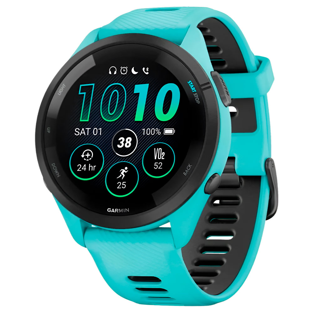 Reloj Garmin Forerunner 265 AMOLED - Turquesa (010-02810-02)