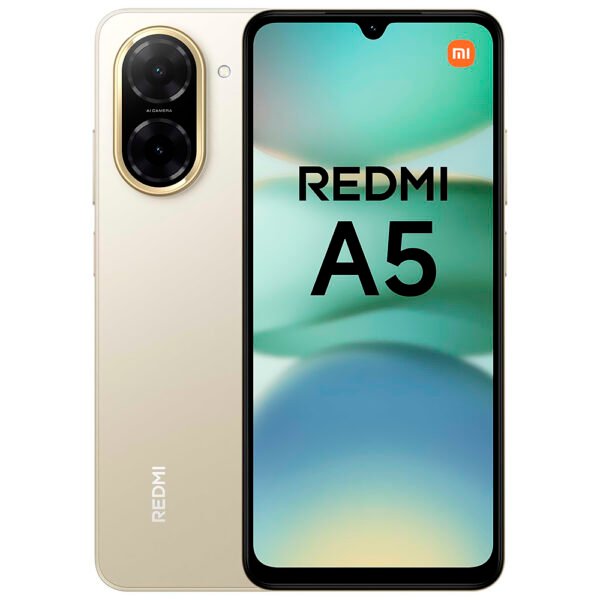 Celular Xiaomi Redmi A5 3GB de RAM / 64GB / Pantalla 6.88" / Dual SIM LTE-Sandy Dorado (Global)