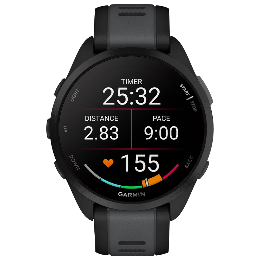Reloj Garmin Forerunner 165 Music AMOLED - Negro (010-02863-30)