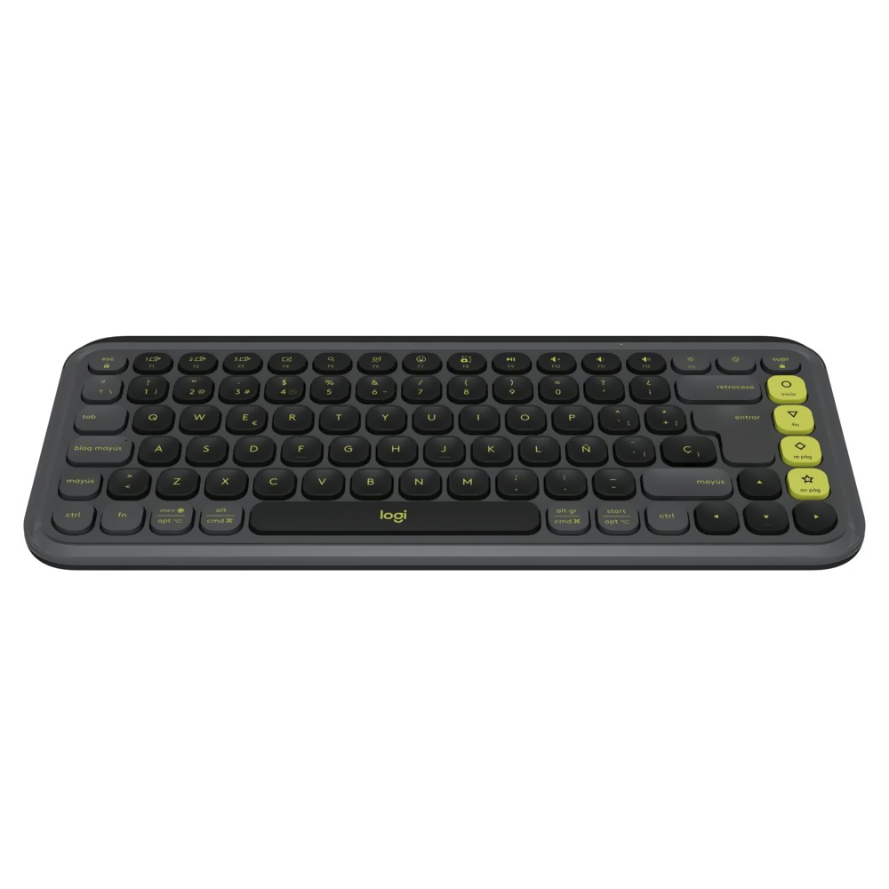 Teclado+mouse LOGITECH Pop Icon Combo Bluetooth Español-Gris (920-013052)