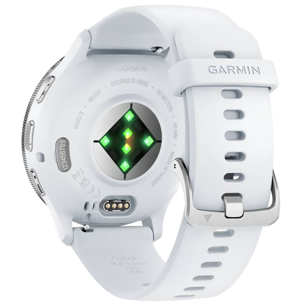 Reloj Garmin Venu 3-BLANCO / Plata (010-02784-00)