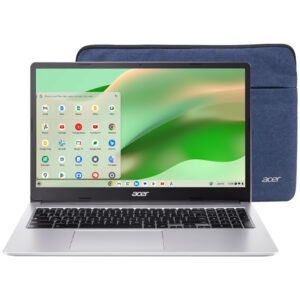 Notebook Acer Chromebook 315 CB315-4H-C0BR Intel Celeron N4500 Pantalla FHD 15.6" 4GB RAM 64GB EMMC - Sparkly Plata (Inglés)