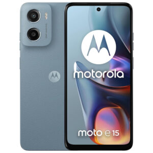 Celular Motorola E15 XT2523-6 2GB de RAM / 64GB / Pantalla 6.67" / Dual SIM LTE-Misty Blue