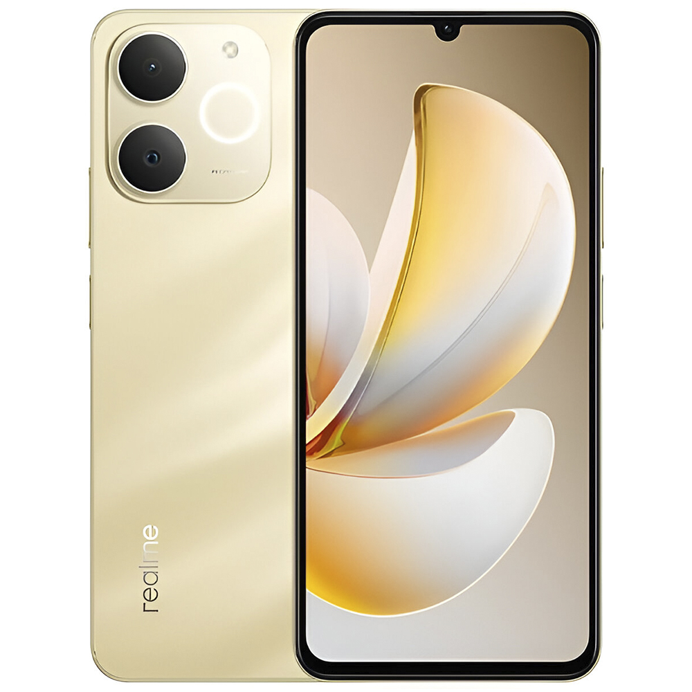 Celular Realme Note 70 RMX5313 8GB de RAM / 256GB / Pantalla 6.74" / Dual SIM LTE-Beach Dorado (Anatel)