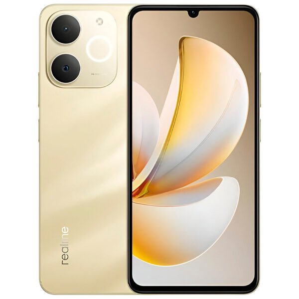 Celular Realme Note 70 RMX5313 4GB de RAM / 128GB / Pantalla 6.74" / Dual SIM LTE-Beach Dorado (Anatel)