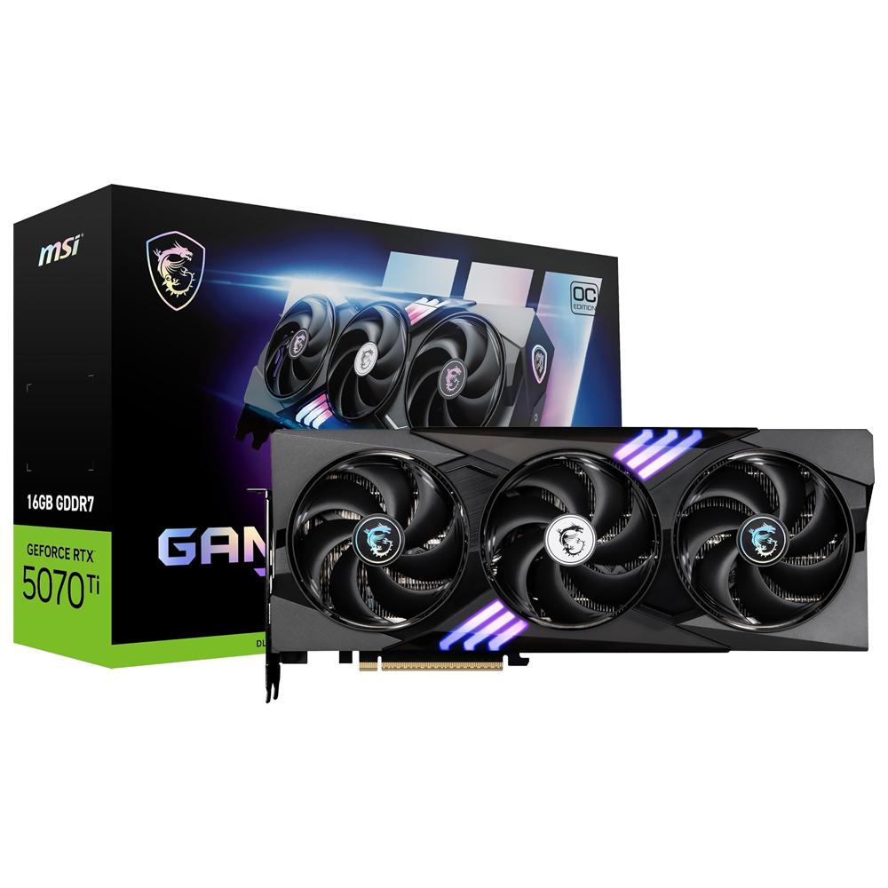 Tarjeta Gráfica MSI Gaming Trio OC 16 GB GeForce RTX 5070TI GDDR7-912-V531-272
