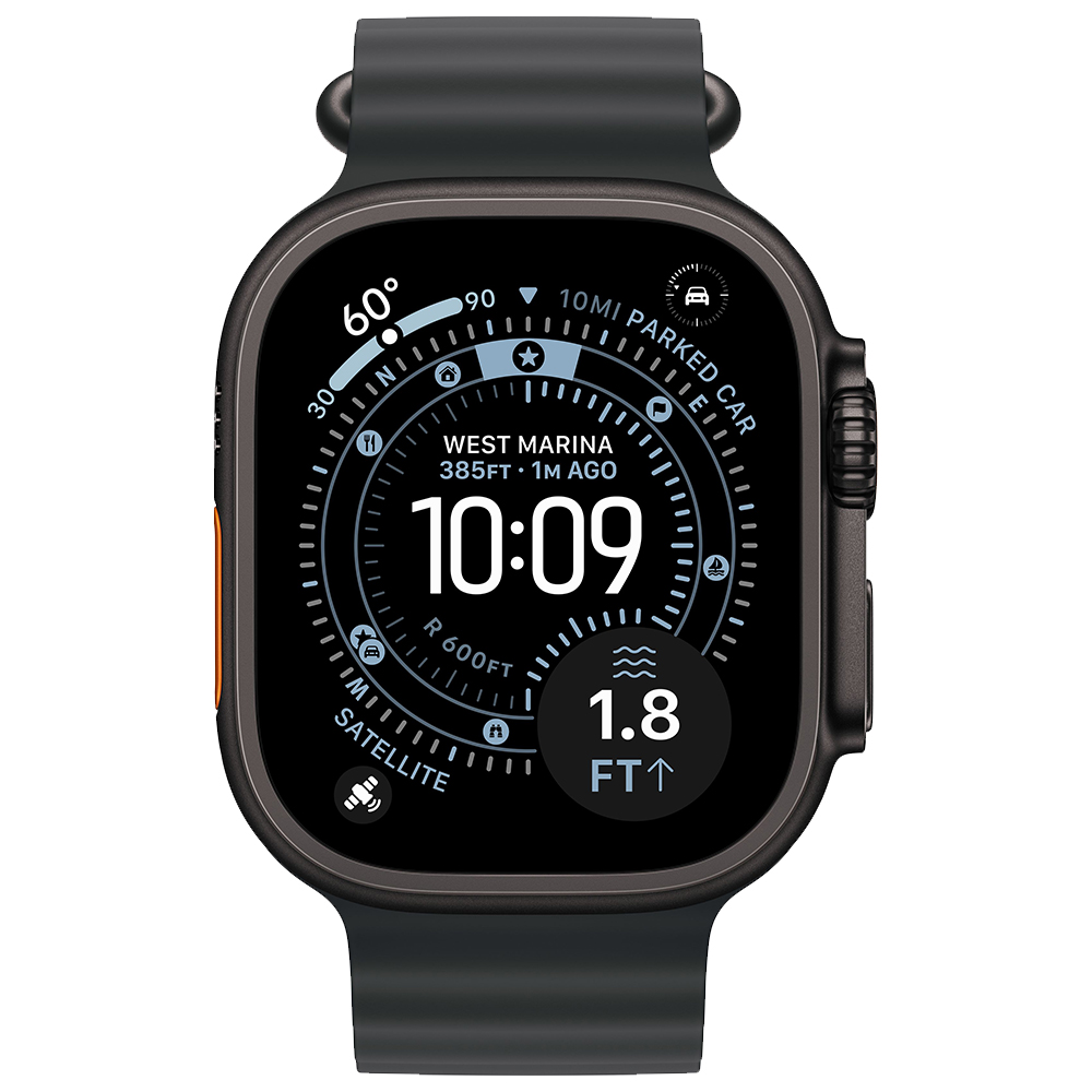 Apple Watch Ultra 3 MF0J4LW/A 49MM / One Size / GPS + Celular - Black Titanium / Black Ocean Band