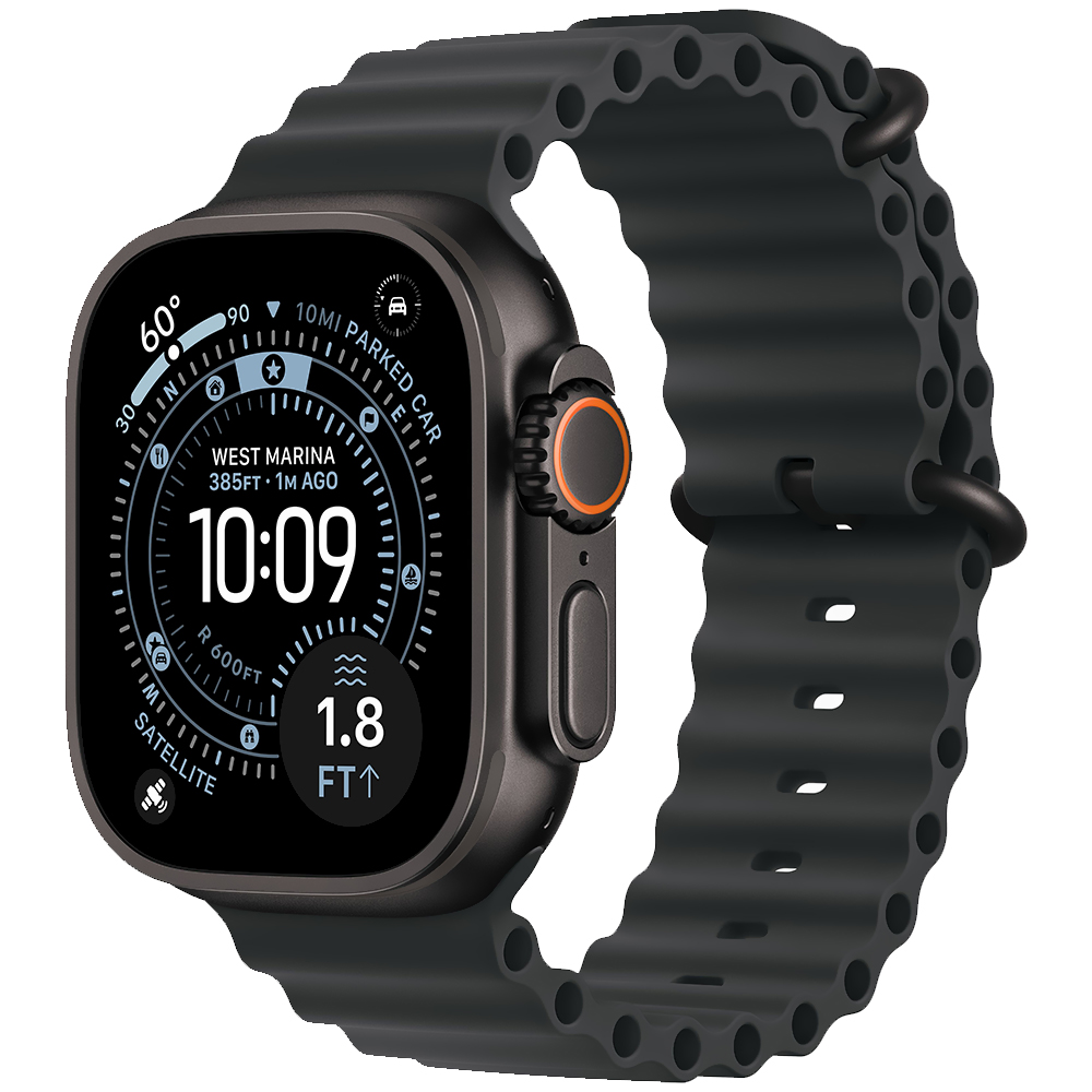 Apple Watch Ultra 3 MF0J4LW/A 49MM / One Size / GPS + Celular - Black Titanium / Black Ocean Band
