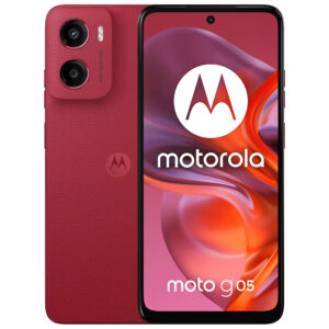 Celular Motorola G05 XT2523-2 4GB de RAM / 128GB / Pantalla 6.67" / Dual SIM LTE-Rojo