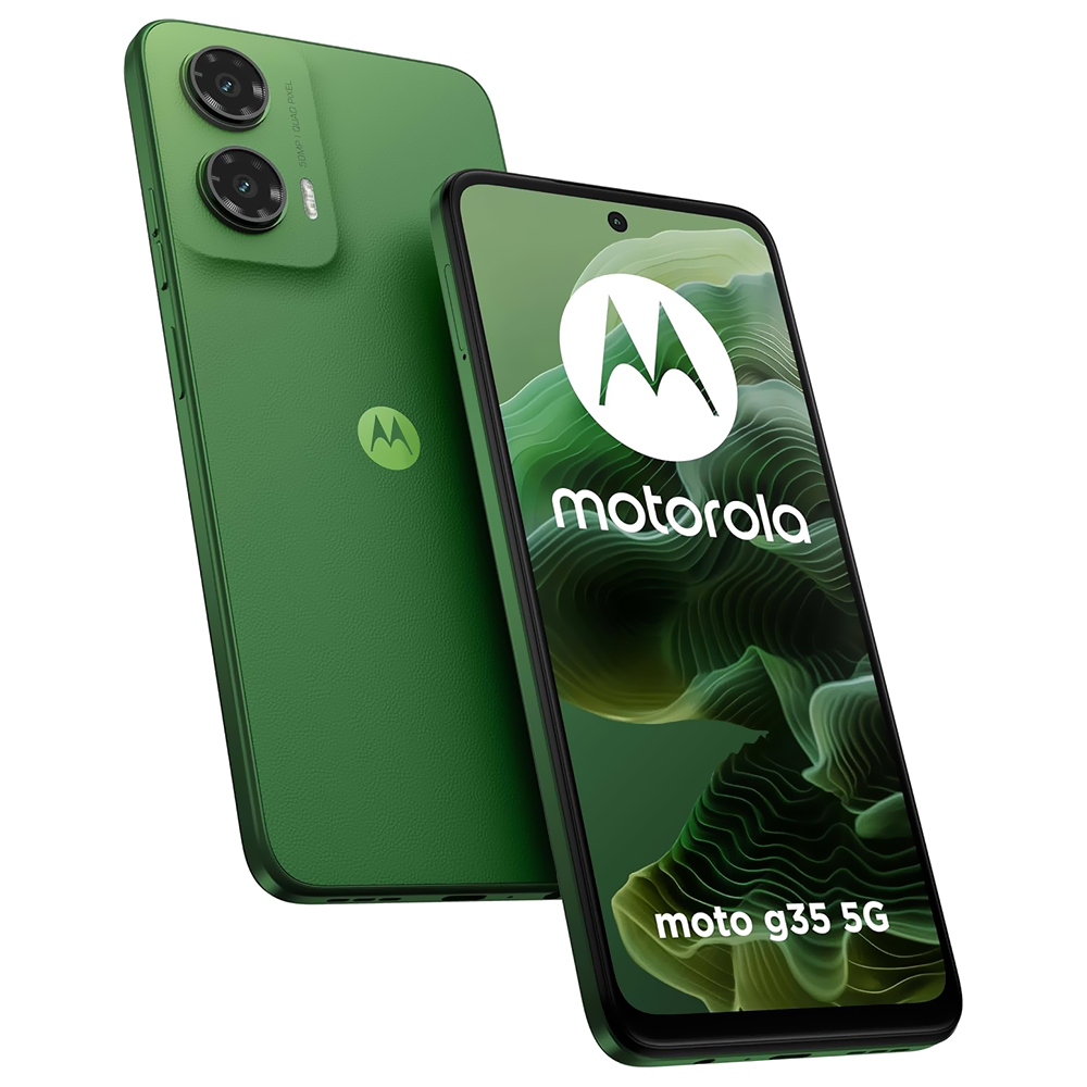 Celular Motorola G35 5G XT2433-5 4GB de RAM / 128GB / Pantalla 6.72" / Dual SIM 5G-LEAF Verde