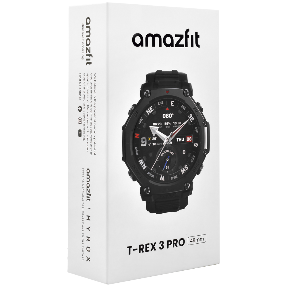 Reloj Inteligente Amazfit T-Rex 3 Pro A2444 Tactical - Negro