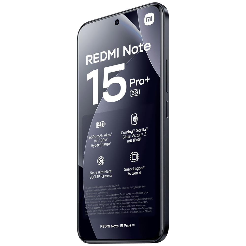 Celular Xiaomi Redmi Note 15 Pro+ 5G 8GB de RAM / 256GB / Pantalla 6.83" / Dual SIM 5G-NEGRO (Global)