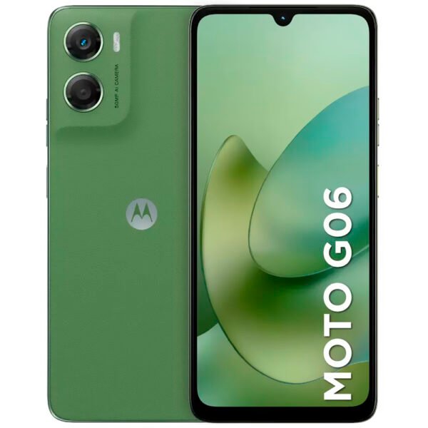Celular Motorola G06 XT2535-2 4GB de RAM / 128GB / Pantalla 6.9" / Dual SIM LTE-Verde
