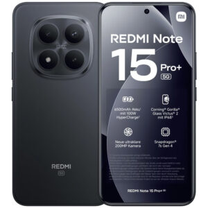 Celular Xiaomi Redmi Note 15 Pro+ 5G 12GB de RAM / 512GB / Pantalla 6.83" / Dual SIM 5G-NEGRO (Global)