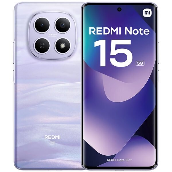 Celular Xiaomi Redmi Note 15 5G 8GB de RAM / 256GB / Pantalla 6.77" / Dual SIM 5G-MIST Morado (Glabal)