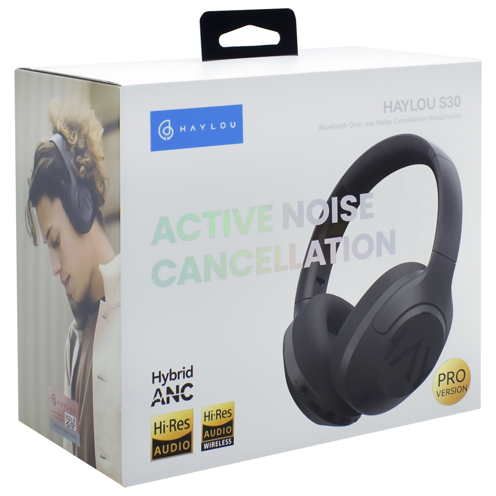 Auricular Haylou S30 Pro Hybrid ANC Bluetooth Negro