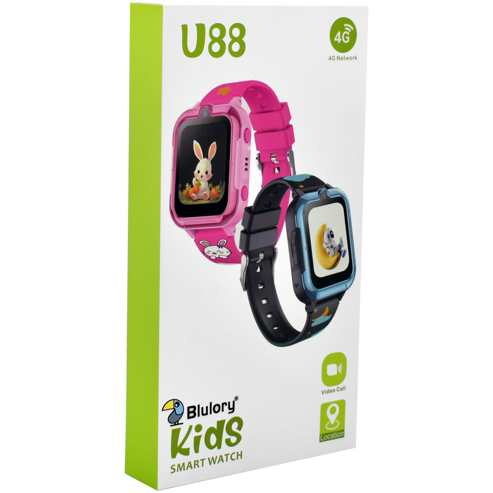 Reloj Inteligente Blulory U88DD Kids LTE-Rosa