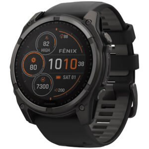 Reloj Garmin Fenix 8 Sapphire Solar - Carbon Gris (010-02907-10)