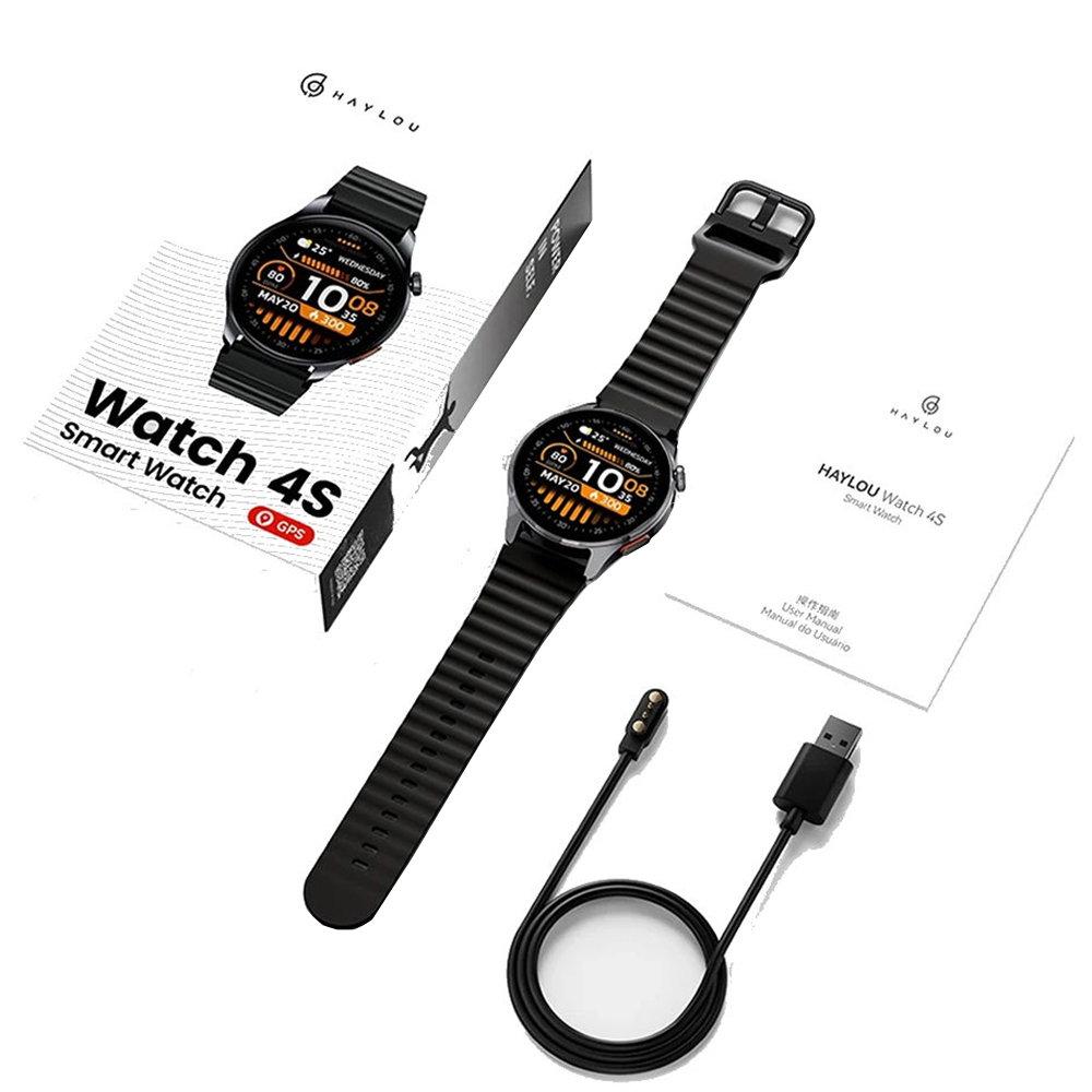Reloj Inteligente Haylou Watch 4S HF012-NEGRO