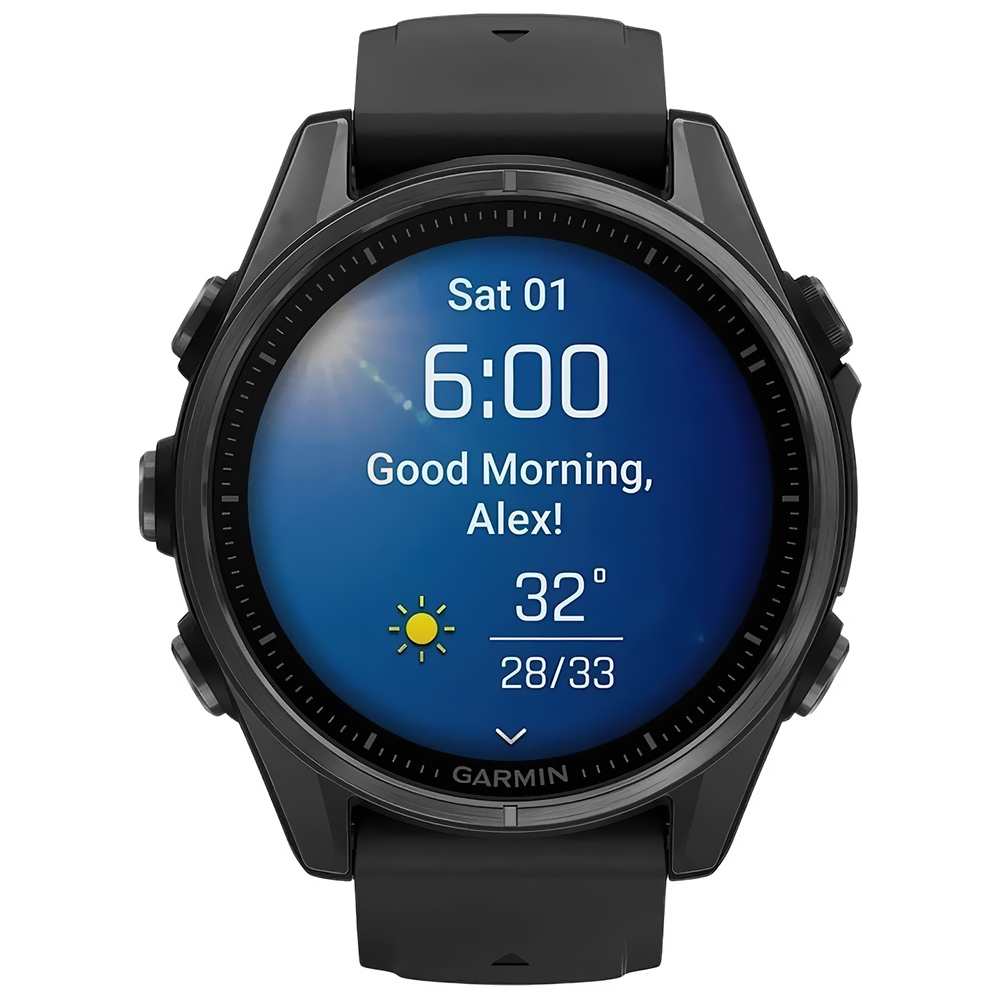 Reloj Garmin Fenix 8 Sapphire AMOLED - Carbon Gris (010-02904-20)