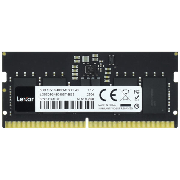 Memoria Ramoria RAM LEXAR DDR5 8GB 4800MHZ LD5S08G48C40ST-BGS