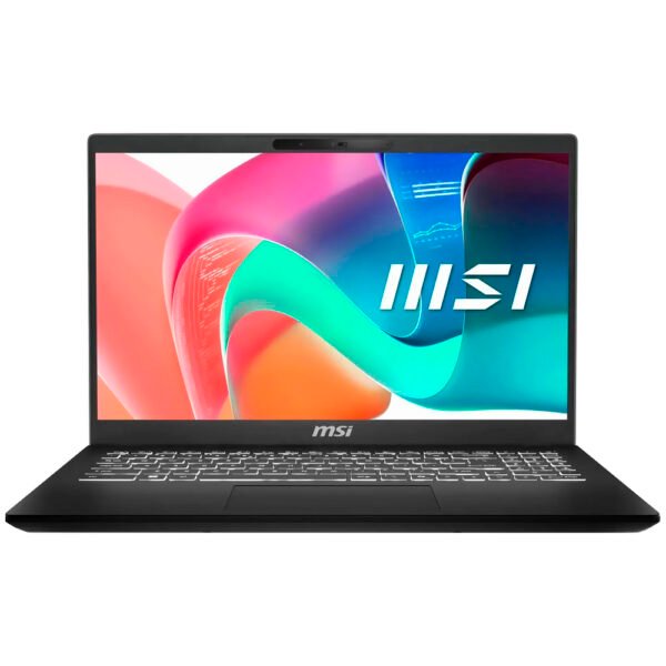 Notebook MSI Modern 15 H C2RMTG-401US Intel Core 9 270H Pantalla Touch Full HD 15.6" 32GB RAM 1Tb SSD Windows 11-CLASSIC Negro (Inglés)