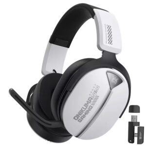 Auricular Con Micrófono Gamer Onikuma Gt887 Inalámbrico Blanco