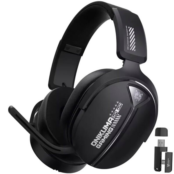Auricular Con Micrófono Gamer Onikuma Gt887 Inalámbrico Negro