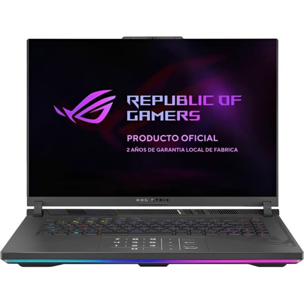 Notebook Gamer Asus ROG Strix G G614FM-RV009W AMD Ryzen 9 9955HX Pantalla WUXGA 16.0" 16GB RAM 1Tb SSD GeForce RTX5060 8GB Windows 11 - Eclipse Gris (Inglés)