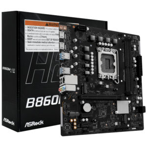 Placa Madre S1851 ASROCK B860M-H2 M.2 DDR5 HDMI Type-C USB3.2 Glan Som 90-MXBS00-A0UAYAZ