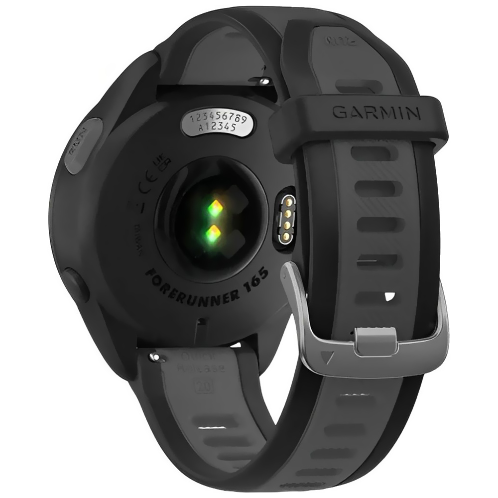 Reloj Garmin Forerunner 165 AMOLED - Negro / Gris (010-02863-AA)
