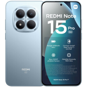 Celular Xiaomi Redmi Note 15 Pro 5G 8GB de RAM / 256GB / Pantalla 6.83" / Dual SIM 5G-GLACIER Azul (Global)