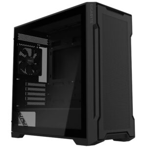 Gabinete Gamer Gigabyte GB-C102G Glass Mid Tower 2 Cooler Negro