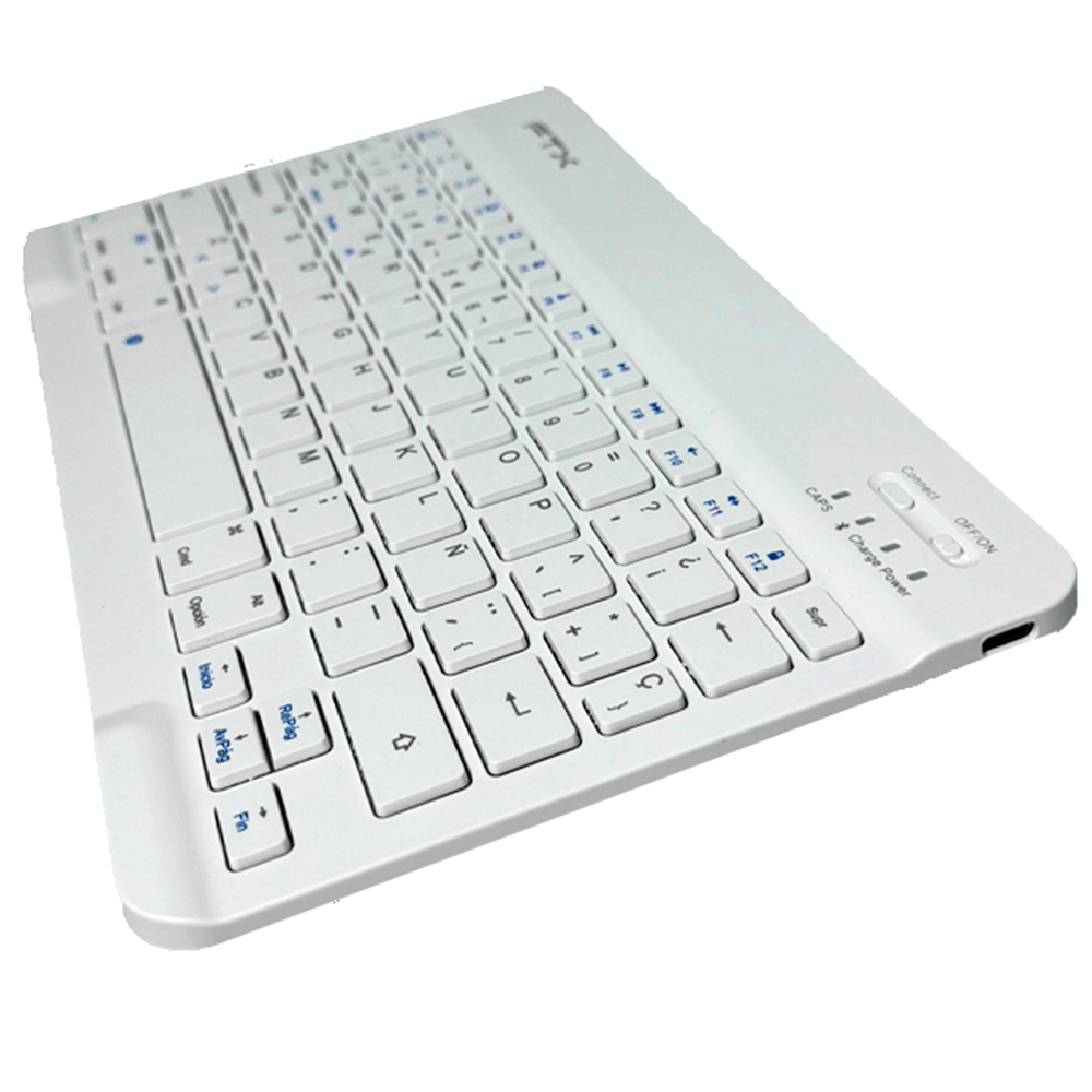 Teclado Ftx B09 Bluetooth Portugués-Blanco (106210)