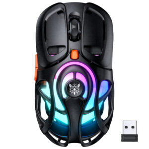 Mouse Gamer Onikuma DM02 Wireless / Bluetooth / RGB - Negro